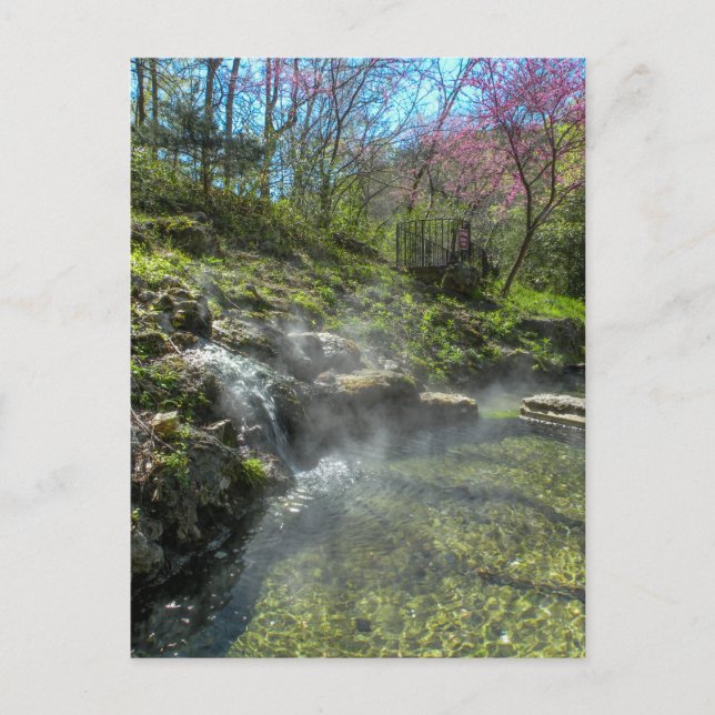 Hett Vatten Cascade Vykort (Framsida)