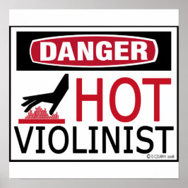 Hett Violinist Poster