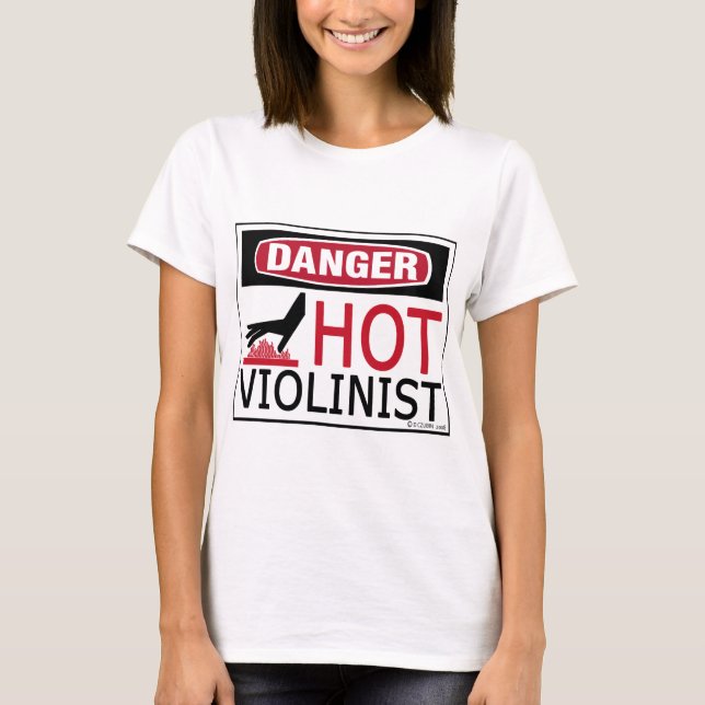 Hett Violinist Tee (Framsida)