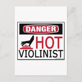 Hett Violinist Vykort