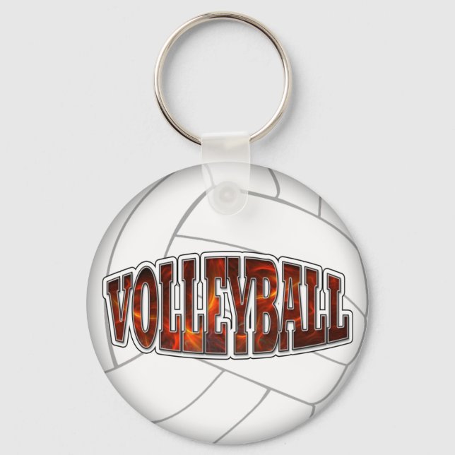 Hett Volleyball Keychain Nyckelring (Framsida)