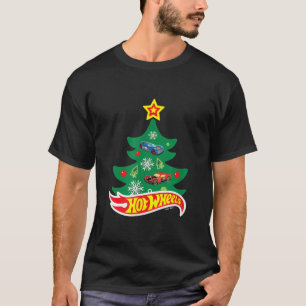 Hett WheelsHot Hjul Julgran T Shirt