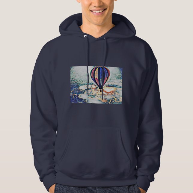Hett Wilbur Luftballong Art Hoodie (Framsida)