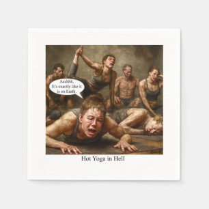 Hett Yoga i helvetet. Pappersservett