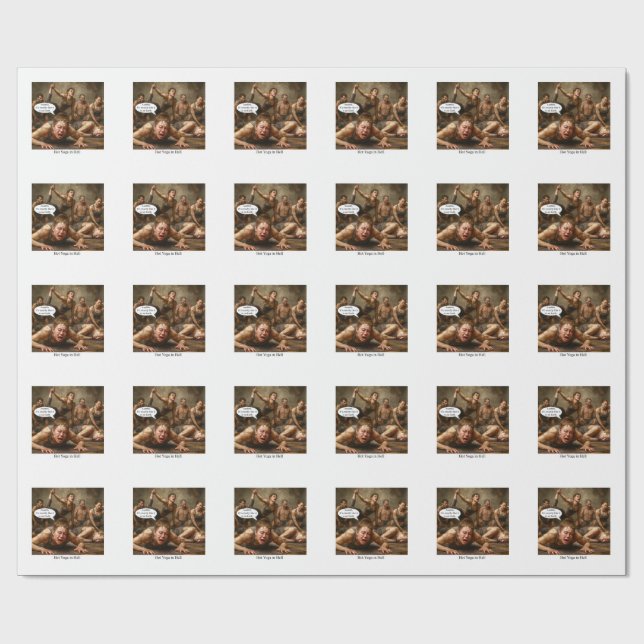 Hett Yoga i helvetet. Presentpapper (Platt)