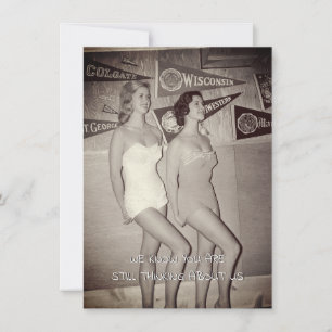 HETT YOUNG COLLEGE WOMEN VINTAGE PHOTO FUNNY BABES