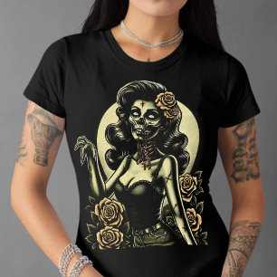 Hett Zombie Woman T Shirt