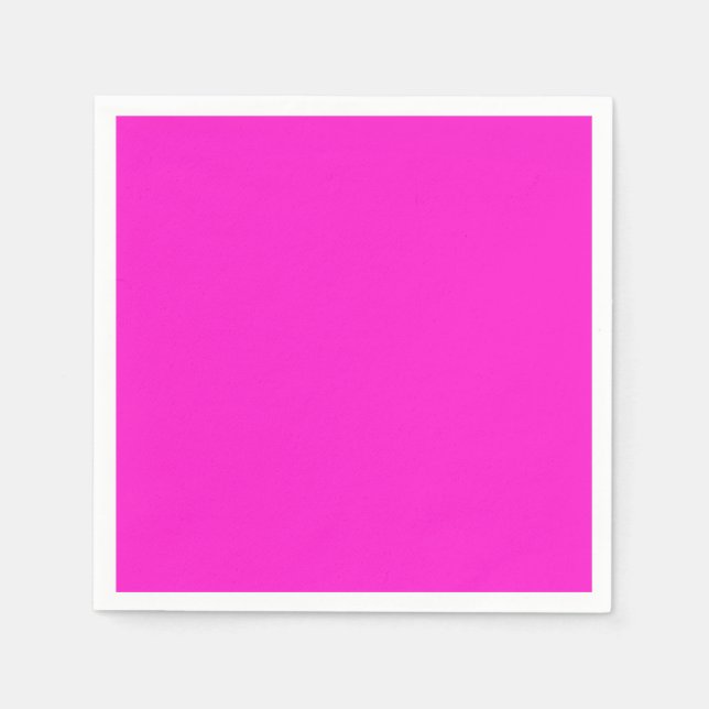 Hetta Magenta Enfärgad Pappersservett (Framsidan)