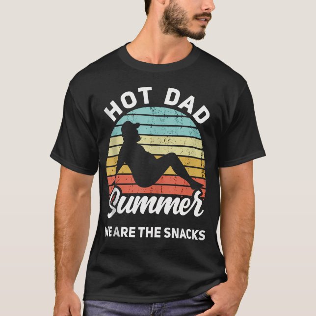 Hetta Pappa Sommar Pappa Kroppsform Hetta Pappa So T Shirt (Framsida)