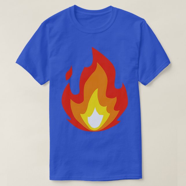 Hetten Brandikonillustration - Flames T Shirt (Design framsida)