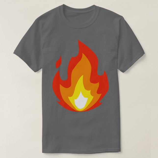 Hetten Brandikonillustration - Flames T Shirt (Design framsida)