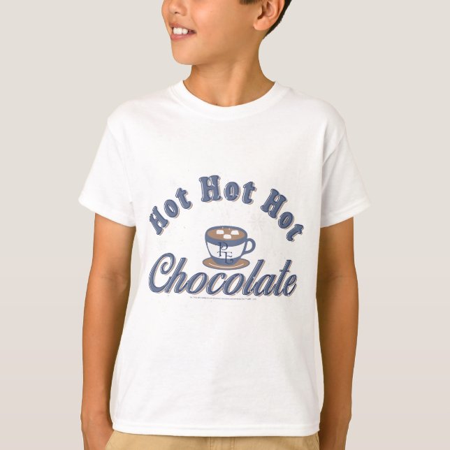 Hetten Chocolate-Logotyp för Hett Polar Express He T Shirt (Framsida)