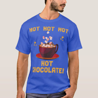Hetten Chocolate Manar Hett under julvintern Kvin T Shirt
