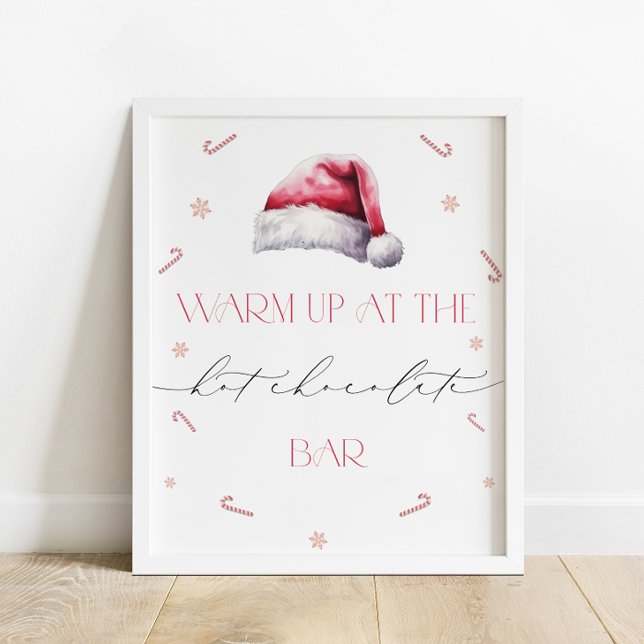 Hetten Chocolate Pub Baby Shower i jultomten Baby Poster (Skapare uppladdad)