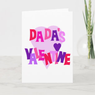 Hetten färgar hjärtaDadas valentin Helgkort