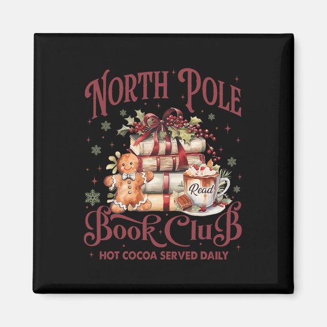 Hetten North Pole Bok Klubb, Kakaosrenar Librarian Magnet (Framsidan)
