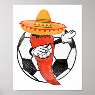 Hetten Pepper Mexican Chili Cinco för byll från fo Poster