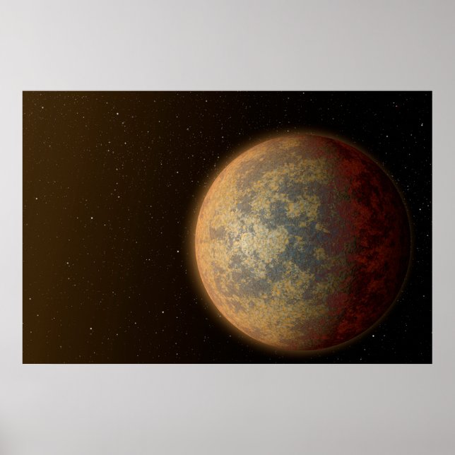 Hetten Rocky Exoplanet Hd 219134 B. Poster (Framsidan)