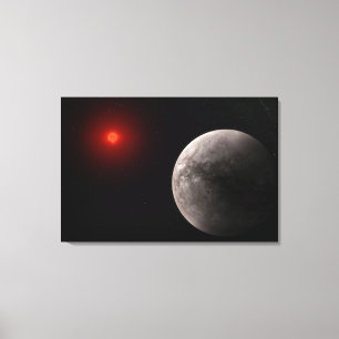 Hetten Rocky Exoplanet Trappist-1 B. Canvastryck