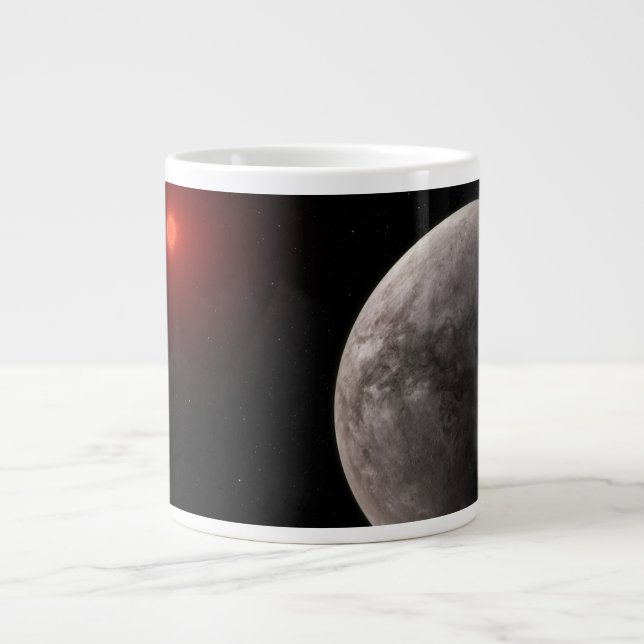 Hetten Rocky Exoplanet Trappist-1 B. Jumbo Mugg (Framsidan)