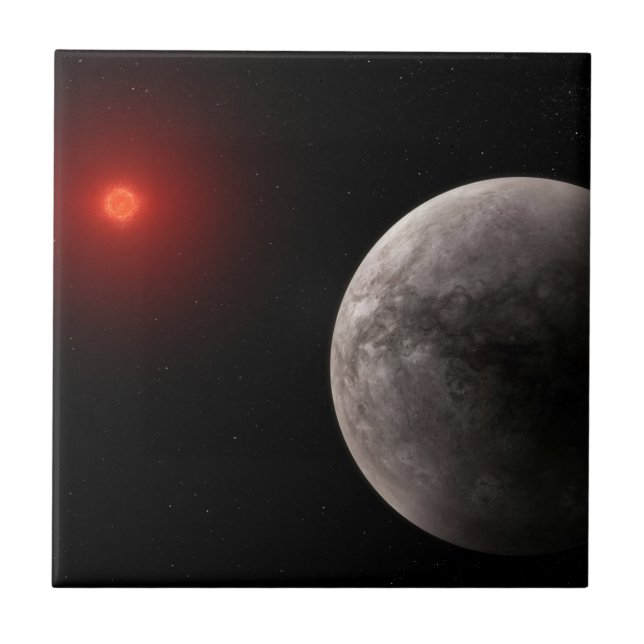 Hetten Rocky Exoplanet Trappist-1 B. Kakelplatta (Framsidan)