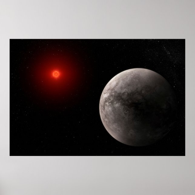 Hetten Rocky Exoplanet Trappist-1 B. Poster (Framsidan)