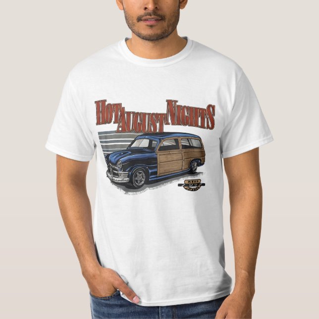 hettens australiska kvällar klassiska t shirt (Framsida)