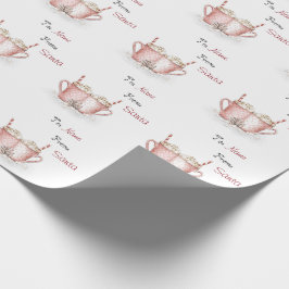 Hettens choklad till och från julvinter presentpapper