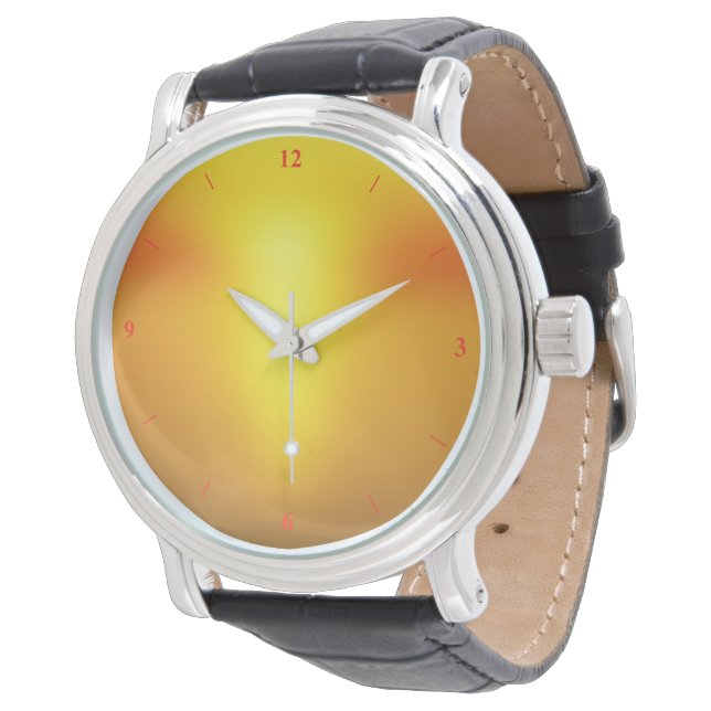 Hettens Orange. Armbandsur (Vinklad)