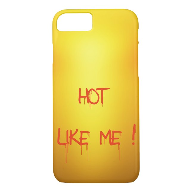 Hettens Orange. Case-Mate iPhone Skal (Baksida)