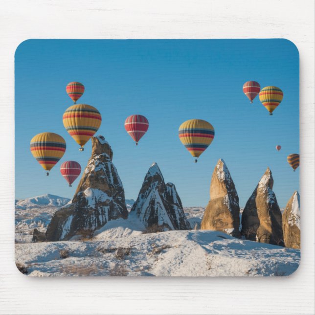 Hettluftballongflygande i Cappadocia Musmatta (Framsidan)