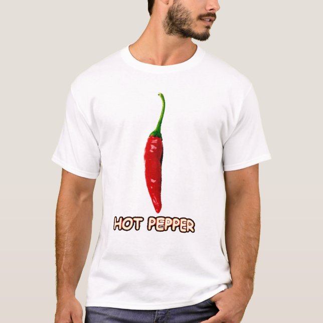 Hettpeppar T Shirt (Framsida)