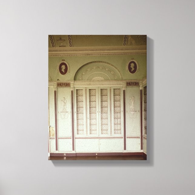 Heveningham Hall, Suffolk: bibliotek, 1778-80 Canvastryck (Framsida)
