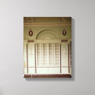 Heveningham Hall, Suffolk: bibliotek 1778-80 Canvastryck