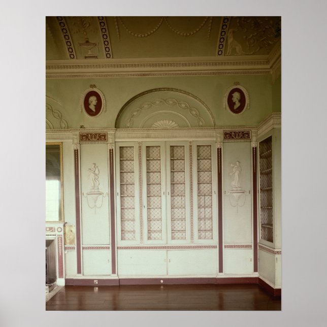 Heveningham Hall, Suffolk: bibliotek, 1778-80 Poster (Framsidan)