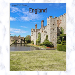 Hever Castle och trädgårdar Edenbridge England Vykort