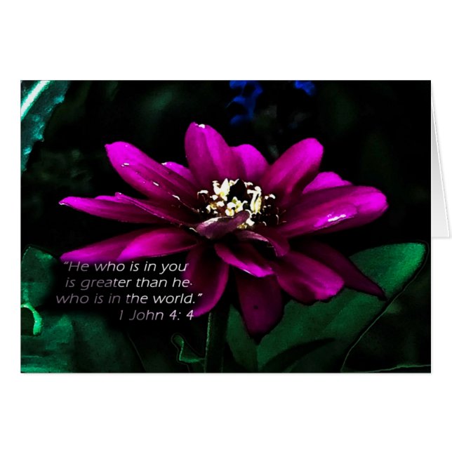 HewhisinyouislargerZazzle OBS Kort (Framsidan Horizontal)