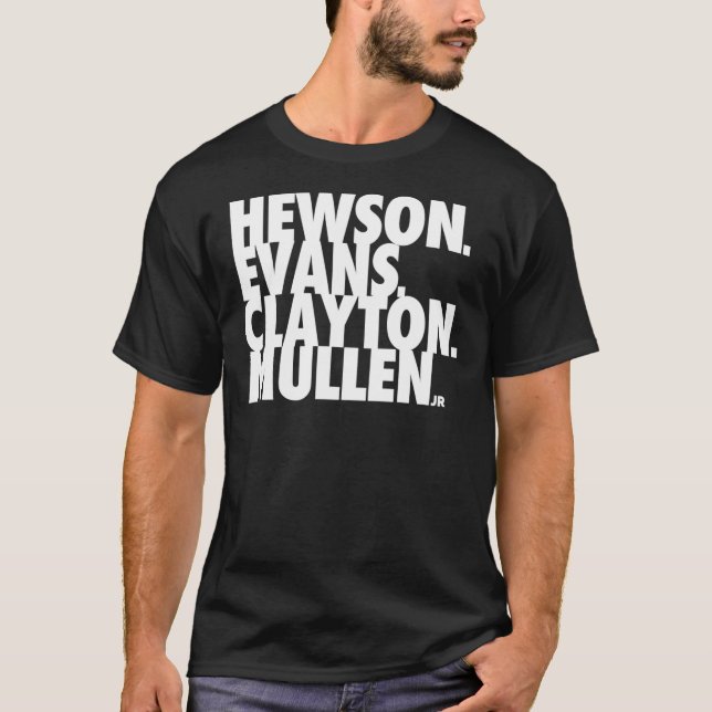 Hewson Evans Clayton och Mullen Classic T-Shirt (Framsida)