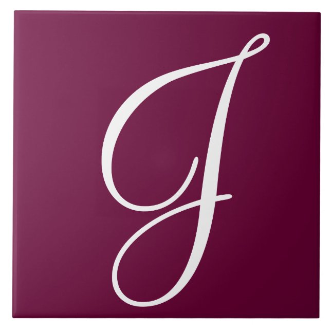 Hex 660033 Monogram keramiskt plattor, Färg Kakelplatta (Framsidan)