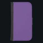 Hex #714997, Dark Lavender Wallet Case Galaxy S4 Plånbok<br><div class="desc">Wallet Case</div>