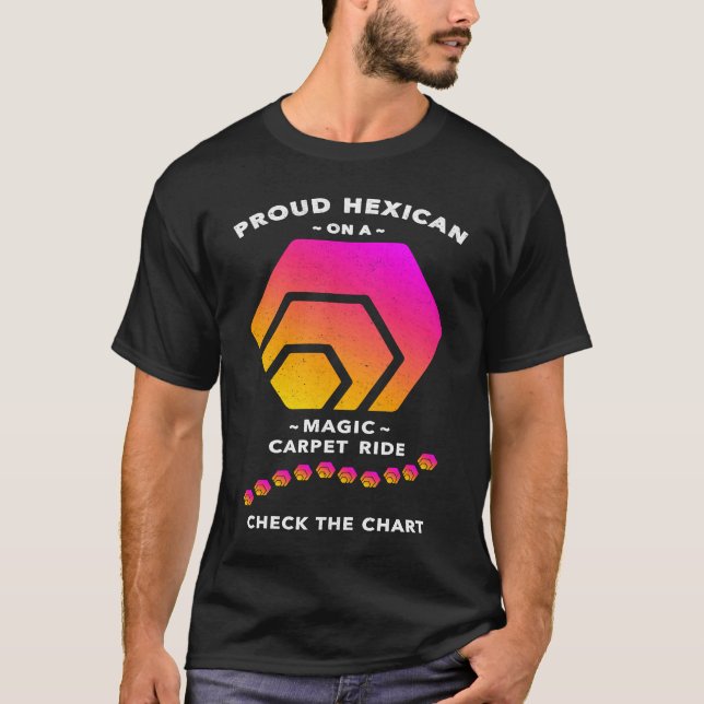 HEX Crypto av Hexican Richard Heart Magic Carpet R T Shirt (Framsida)