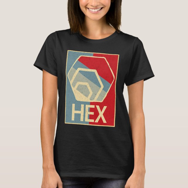 HEX Crypto av Richard Heart HEX Investing & Tradin T Shirt (Framsida)