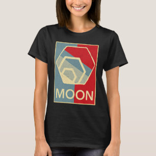 HEX Crypto av Richard Heart HEX Prisdiagram Måne T Shirt
