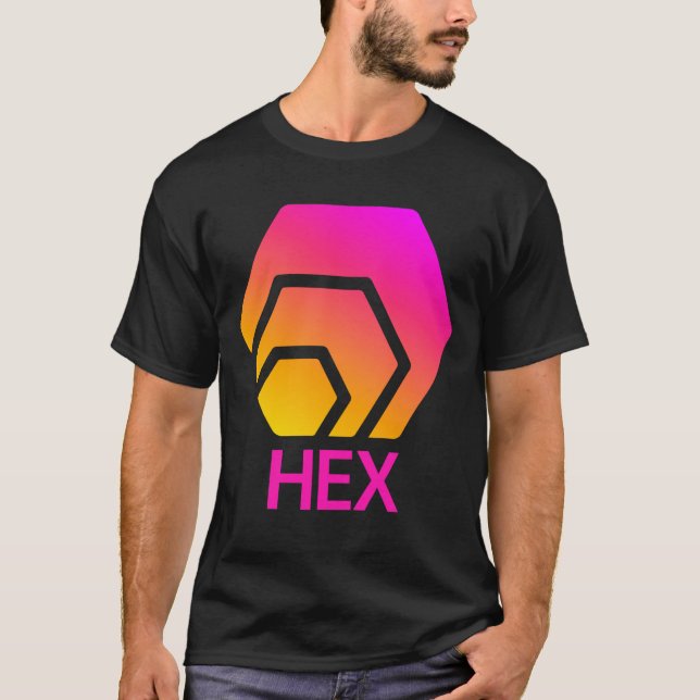 HEX Crypto Logotyp T-Shirt (Framsida)