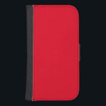 Hex E6001D, Cadmium Red Wallet Case Galaxy S4 Plånbok<br><div class="desc">Wallet Case</div>