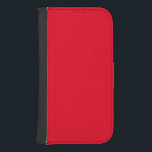 Hex E6001D, Cadmium Red Wallet Case Galaxy S4 Plånbok<br><div class="desc">Wallet Case</div>