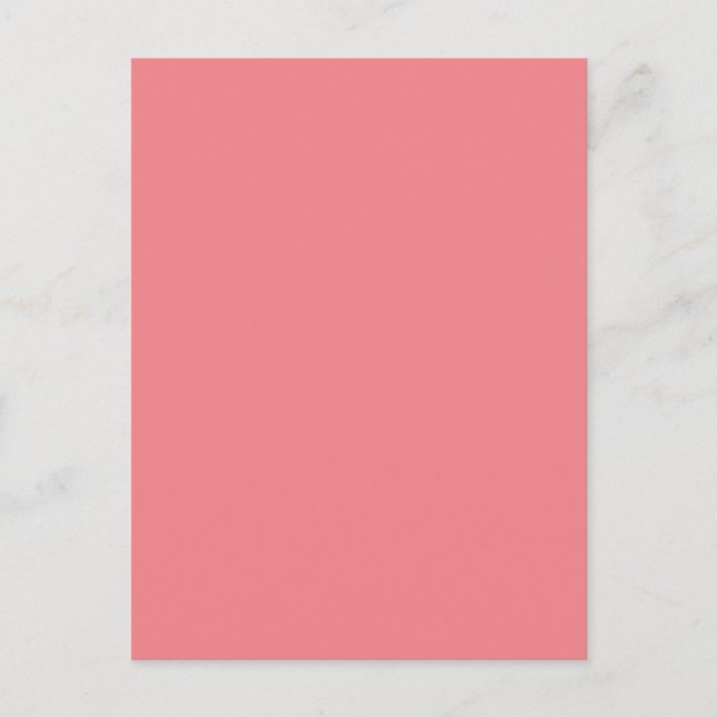 Hex #F1838A, Girly Helg Vykort (Framsida)