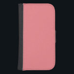 Hex #F1838A, Light Coral Wallet Case Galaxy S4 Plånbok<br><div class="desc">Wallet Case</div>