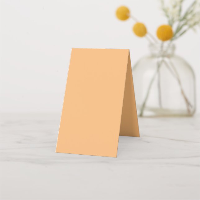 Hex Färg #FABA77, Brandy Tidsbeställning Kort (Baksida)