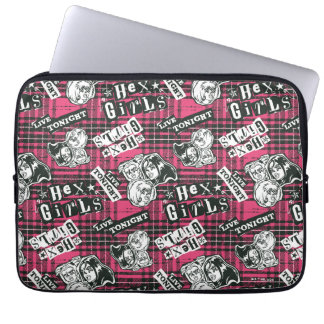Hex Girls Punk Play Mönster Laptop Fodral